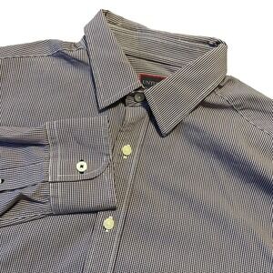 UNTUCKit Men's Medium Purple Checkered Button Down Long Sleeve Shirt